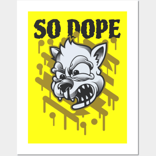 Angry Wolf Posters and Art